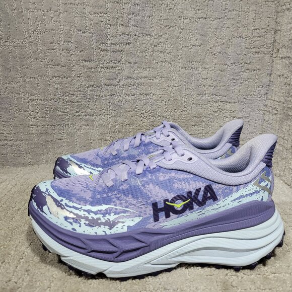 Shoes - Hoka Stinson 7 Women's Size US 6.5B Cosmic Sky Meteor Trail Running Sneakers.
